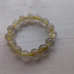 ルチルクォーツ8ミリ天然石、金運の石