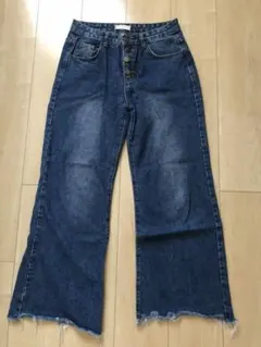 デニム ワイドパンツ ジーンズのサムネイル