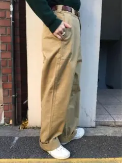 ビームスボーイ　BEAMS BOY ディープライズドパンツ チノワイドパンツ