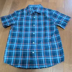 UNIQLO 半袖シャツ 140 青系・赤系チェック