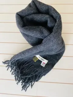 TRANS CONTINENTS ウールマフラー グレー