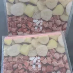 セブンイレブン ハッピーくじ Ｇ賞 フラットポーチ ピンク 2つセット