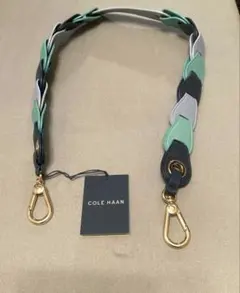 COLE HAAN バッグ用ストラップ ブルーマルチ ギターストラップ - メルカリ