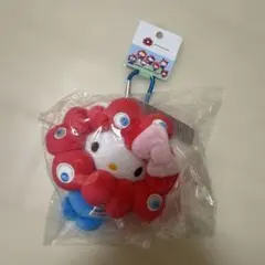 未開封☆ミャクミャク キティ カラビナ付き ぬいぐるみ　万博会場限定