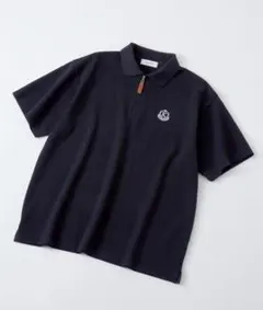 KANGOL ハーフジップ 半袖ポロシャツ ネイビーのサムネイル