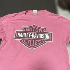 極稀少Harley-Davidson Tシャツ ピンク Lサイズ - メルカリ