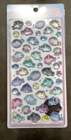 正規品　水族館限定　ボンボンドロップシール　イルカ　うみ