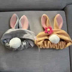 とんすけバニー　ヘアバンド 2個セット