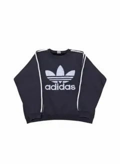 adidas ネイビー スウェット　古着　レア