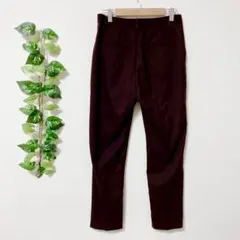 【M】 ユニクロ EZYアンクルパンツ センタープレス ウエストゴム 美脚