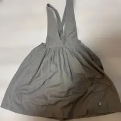 petit main ベージュサロペット ジャンバースカート　　　　キッズL