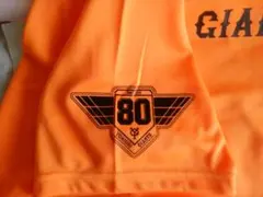 非売品●未使用●読売巨人軍（読売ジャイアンツ）８０周年記念　オレンジTシャツ