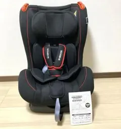 モンレーヴ MONREVE チャイルドシート B-191 黒×赤