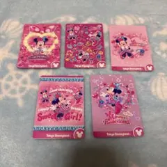 ミニーのファンダーランド コレクションカード イラスト 5枚セット