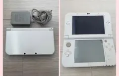 美品　New ニンテンドー3DS LL パールホワイト 本体 純正充電器