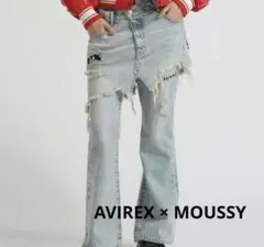 AVIREX × MOUSSY フレアパンツのサムネイル