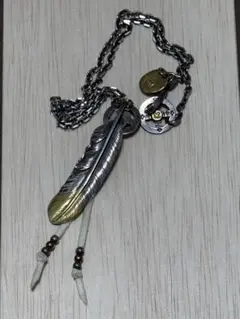 ゴローズ 金爪メタル付き 金爪先金特大フェザー イーグルフック細角