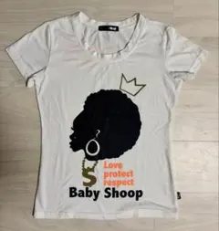 【Baby Shoop】レディースTシャツ ホワイト Fサイズのサムネイル