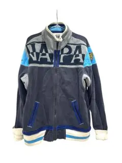 ナパピリ フリースジャケット XL ロゴ ネイビーのサムネイル