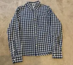 メ*士様 Abercrombie & Fitch チェック柄長袖シャツ Sのサムネイル