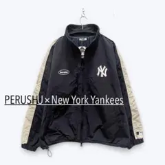 タグ付き新品 ペルーシュ ニューヨークヤンキース ナイロンジャケット 春秋冬