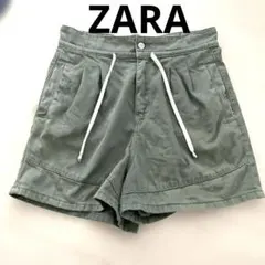 ZARA オリーブグリーン ショートパンツ EU 36
