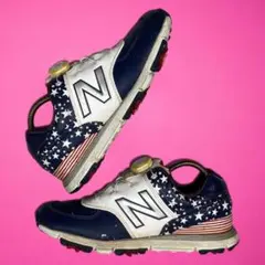 New Balance 574 ゴルフシューズ 星条旗柄 ダイヤル式 - メルカリ