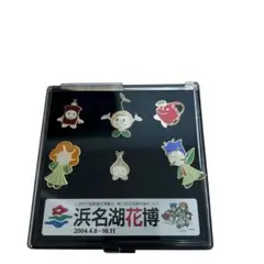 【レア】2004年 浜名湖花博キャラクター ピンバッジ 6個セット