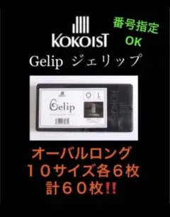 ココイスト　ジェリップ　オーバルロング　60枚　お値引き中
