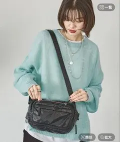新品未使用！ニコアンド、レトロショルダーバッグ