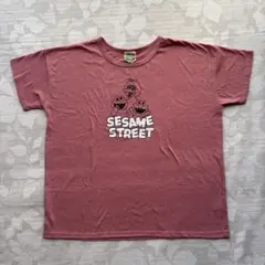 本*橋様 セサミストリート キャラクターTシャツ L ピンク エルモのサムネイル