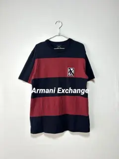 Armani Exchange ストライプ Tシャツ M