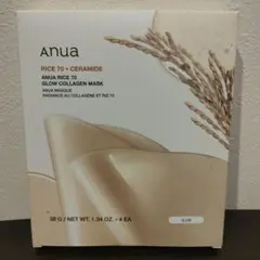 anua アヌア コラーゲンマスクパック 4枚入り ライス
