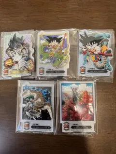 ドラゴンボール一番くじ　アクレクト５枚セット　４０th