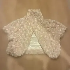 結婚式　ファー　ボレロ