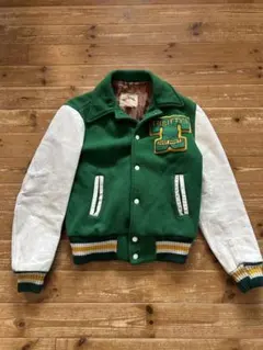 GOLDEN BAY スタジャン70s ウール レザー カナダ製