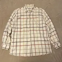90s Paul Stuart チェック柄シャモアシャツ M