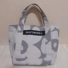 Marimekko ピエニ ウニッコ 花柄 トートバック グレー