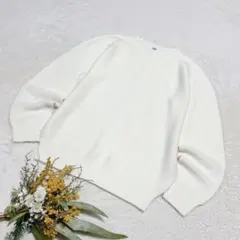 美品✨【ユニクロ】UNIQLO メンズ 3Dクルーネックセーター M ●