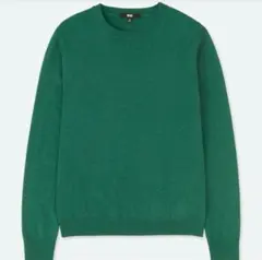 【美品】ユニクロ レディース カシミヤ100% クルーネックセーター M
