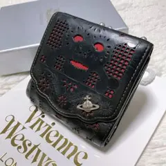 ⭐︎廃盤⭐︎ヴィヴィアンウエストウッド 三つ折り財布 がま口 ドクロ