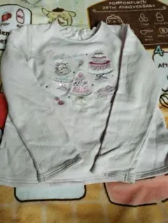 メゾピアノ mezzopiano スウィーツ柄 ロンT 130センチ