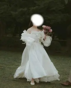 前撮り用ドレス 7号 在庫処分カラードレス ブルー 青 7号 結婚式 披露宴 前撮り 演奏会