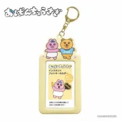 おぱんちゅうさぎ インスタントフォトキーホルダー カードケース