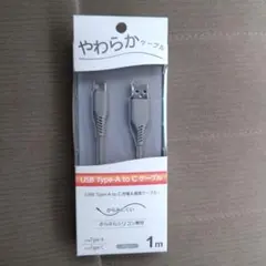 USB Type-A to C ケーブル 1m グレー