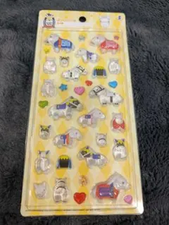 【新品】SKジャパン サラブレッドコレクション ぷっくりシール/ソダシ