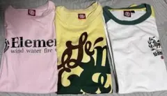element Tシャツ3枚 3,900円