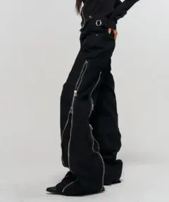 Rosen Kreuz SIDEBELT DOCKING FLARE PANTS - メルカリ