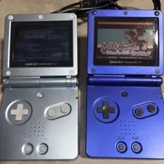 GBA SP 充電器付き本体2台ポケモンエメラルド・ファイアレッド含むソフト5本