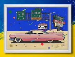 鈴木英人・アート【A4サイズ写真ポスターフレーム付き２点セット】ポスター